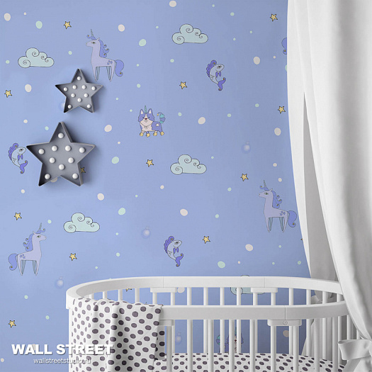 Фотообои в интерьере артикул Unicorn Valley 15, UNICORN VALLEY, Wall street